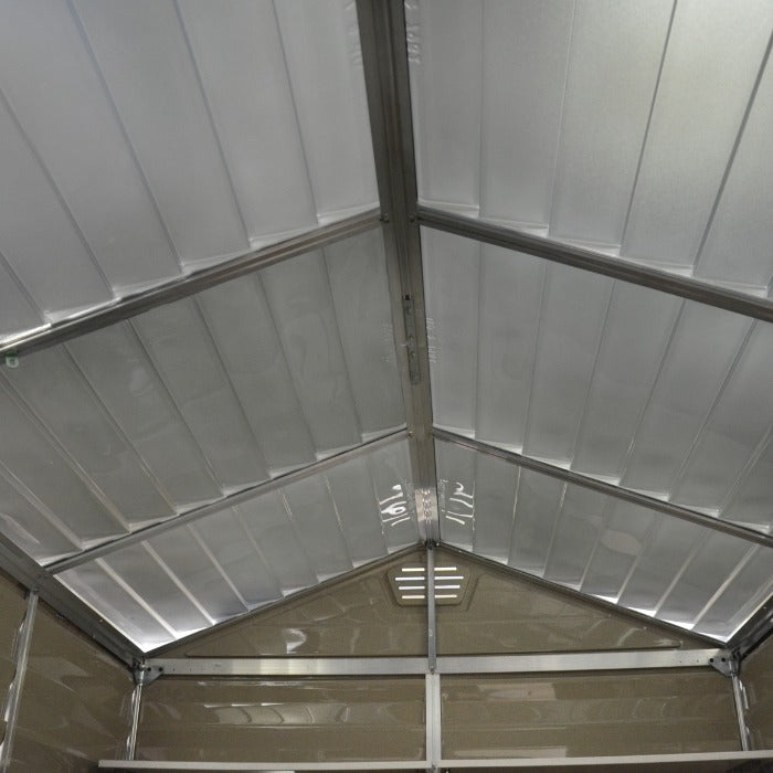 Palram - Canopia 6' x 8' Skylight Plastic Tan Shed | Sheds.co.uk