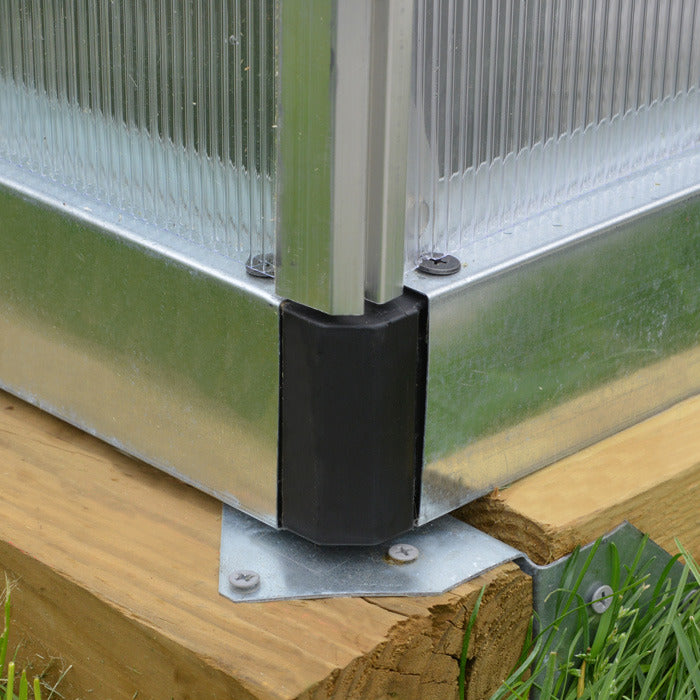 Palram - Canopia 8' x 20' Bella Silver Polycarbonate Greenhouse | Sheds.co.uk