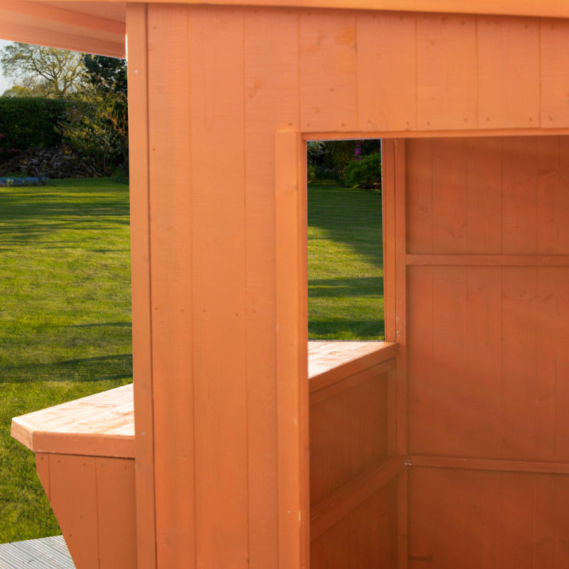 Loxley 6' x 4' Pent Garden Bar | Sheds.co.uk