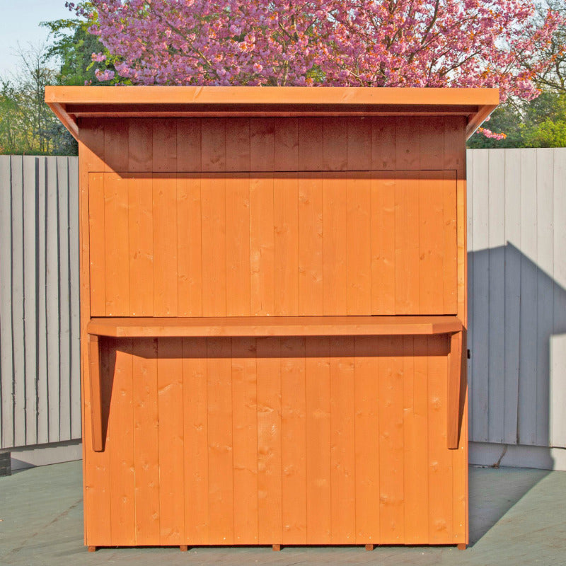 Loxley 6' x 4' Pent Garden Bar | Sheds.co.uk
