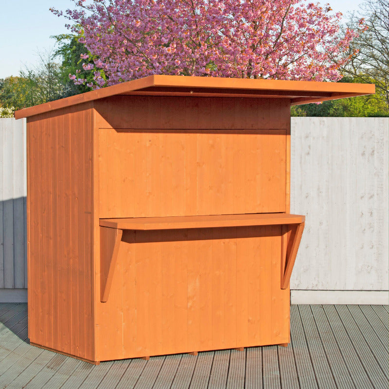 Loxley 6' x 4' Pent Garden Bar | Sheds.co.uk
