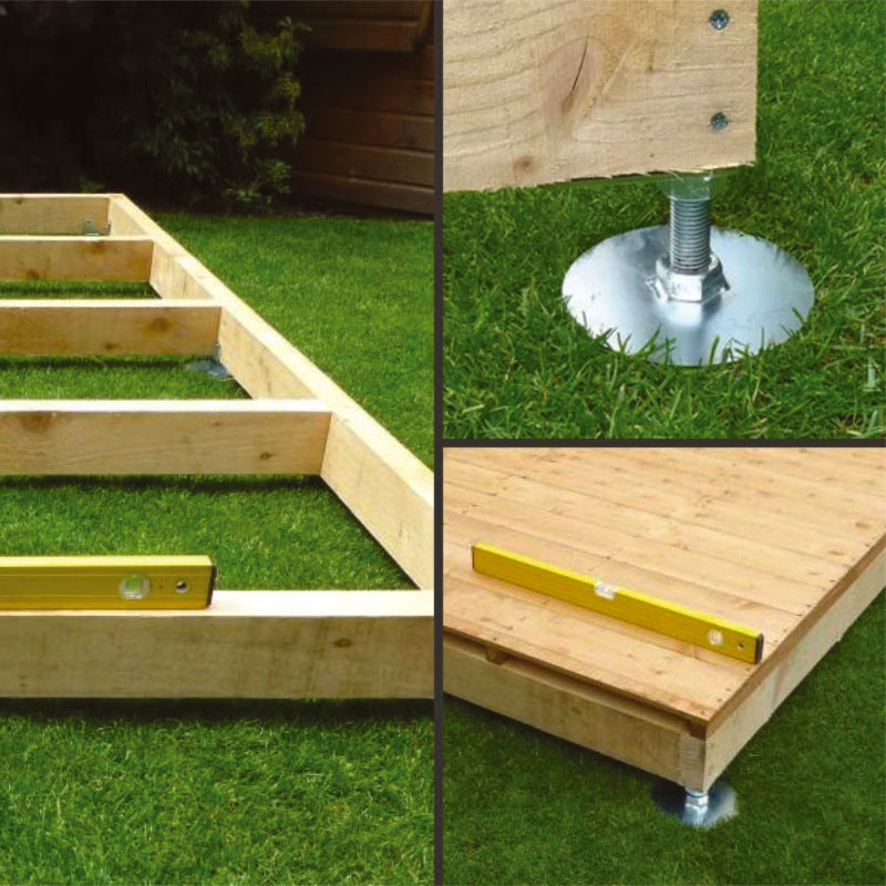 Quick Jack Wooden Shed Base Levelling Kit | Sheds.co.uk