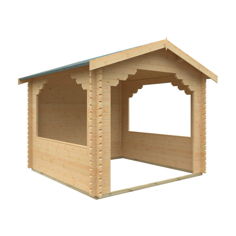 Redlands 10' x 10' Hot Tub Shelter | Sheds.co.uk