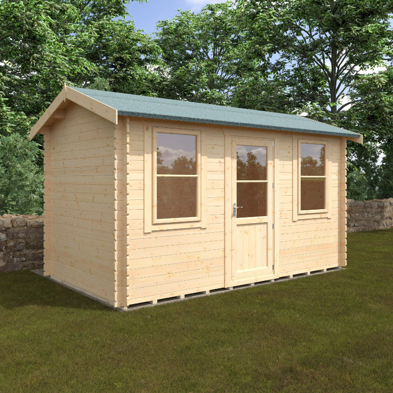 Redlands 12' x 10' Torrey Log Cabin - 28mm | Sheds.co.uk