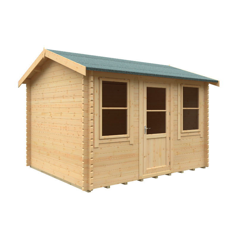 Redlands 12' x 10' Torrey Log Cabin - 44mm | Sheds.co.uk