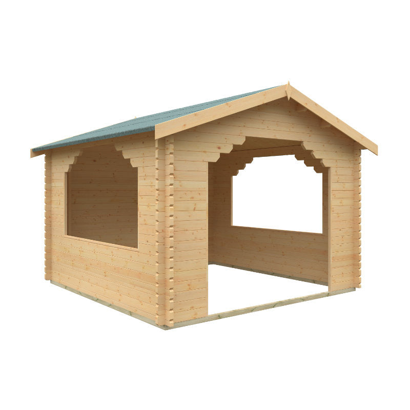 Redlands 12' x 12' Hot Tub Shelter | Sheds.co.uk