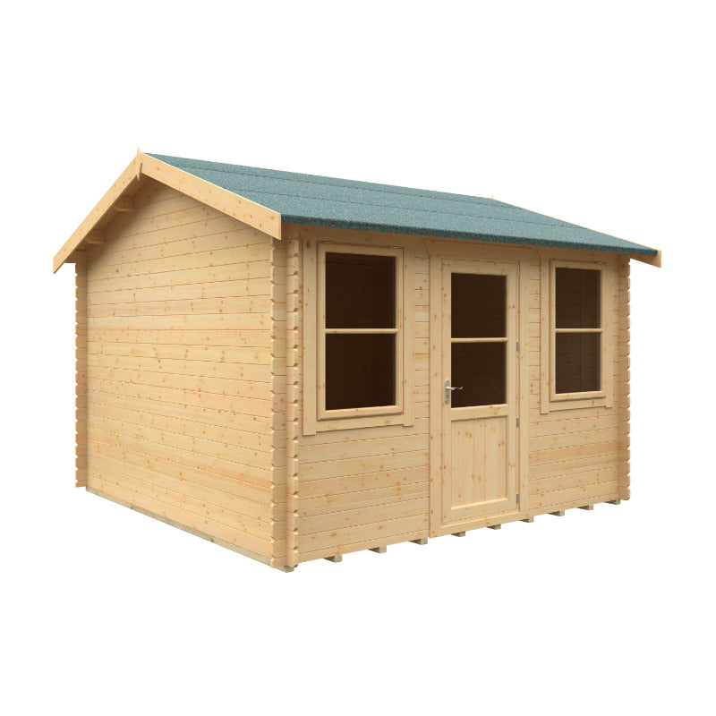 Redlands 12' x 12' Torrey Log Cabin - 28mm | Sheds.co.uk