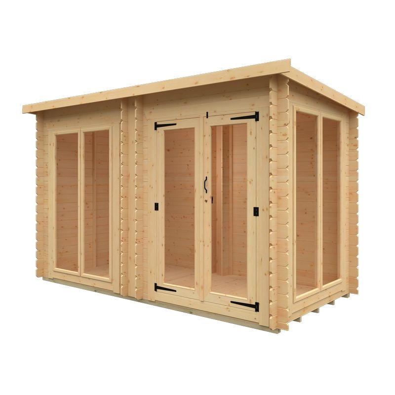 Redlands 12' x 6' Portrush Log Cabin | Sheds.co.uk