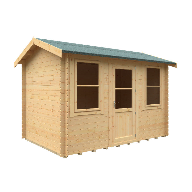 Redlands 12' x 8' Torrey Log Cabin - 28mm | Sheds.co.uk