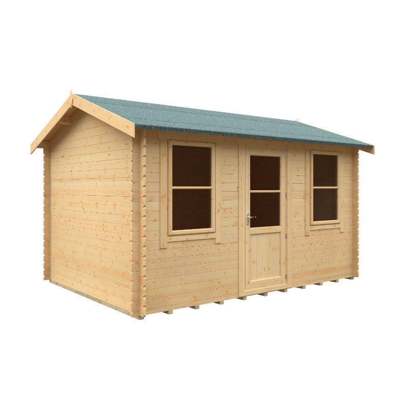 Redlands 14' x 10' Torrey Log Cabin - 28mm | Sheds.co.uk