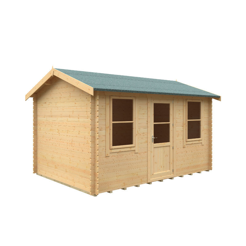 Redlands 14' x 10' Torrey Log Cabin - 28mm | Sheds.co.uk