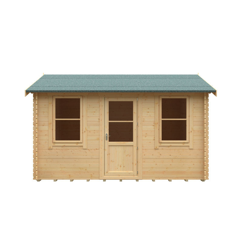 Redlands 14' x 10' Torrey Log Cabin - 28mm | Sheds.co.uk
