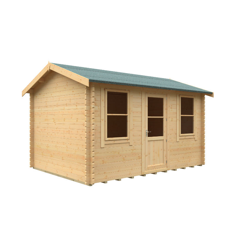 Redlands 14' x 10' Torrey Log Cabin - 44mm | Sheds.co.uk
