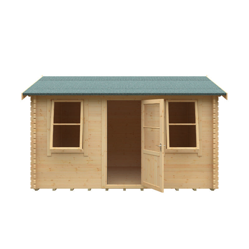 Redlands 14' x 10' Torrey Log Cabin - 44mm | Sheds.co.uk