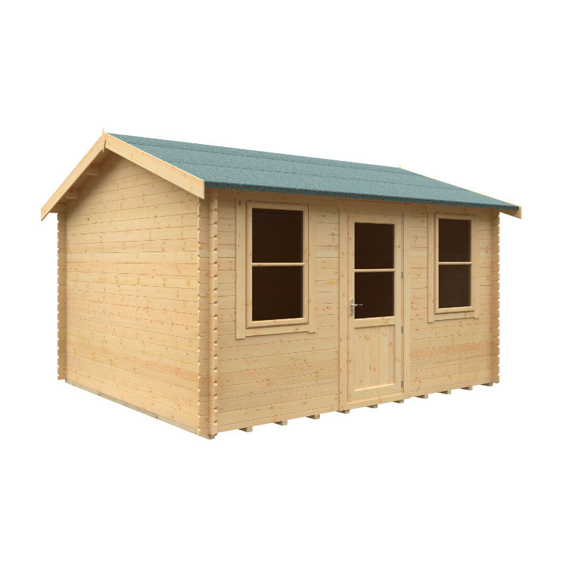Redlands 14' x 14' Torrey Log Cabin - 28mm | Sheds.co.uk