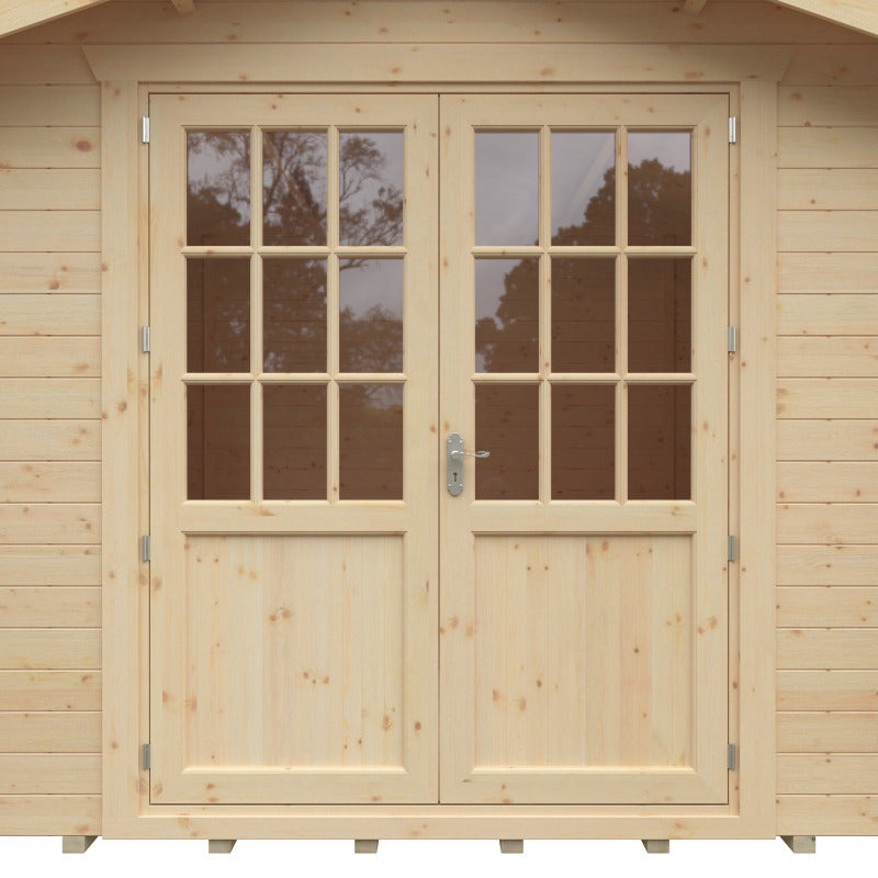 Redlands 10' x 8' Hazeltine Log Cabin - 44mm | Sheds.co.uk