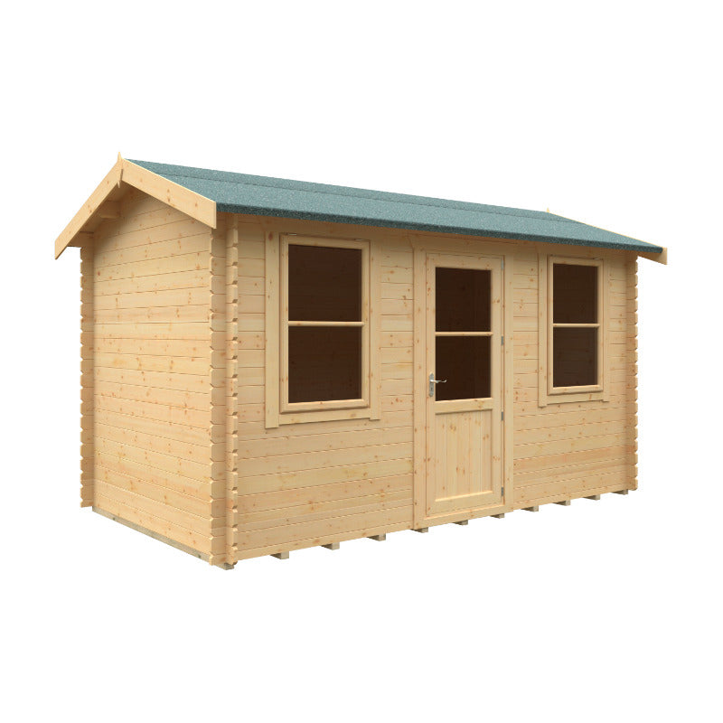 Redlands 14' x 8' Torrey Log Cabin - 28mm | Sheds.co.uk