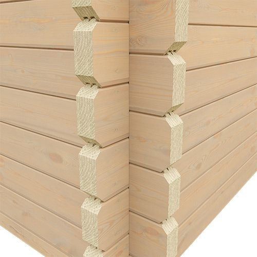Redlands 18' x 14' Wooden Garage - 44mm | Sheds.co.uk