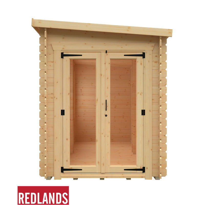 Redlands 18' x 6' Taddy Log Cabin | Sheds.co.uk