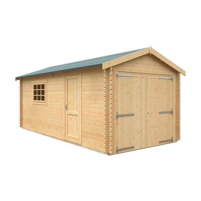 Redlands 20' x 10' Wooden Garage - 44mm | Sheds.co.uk