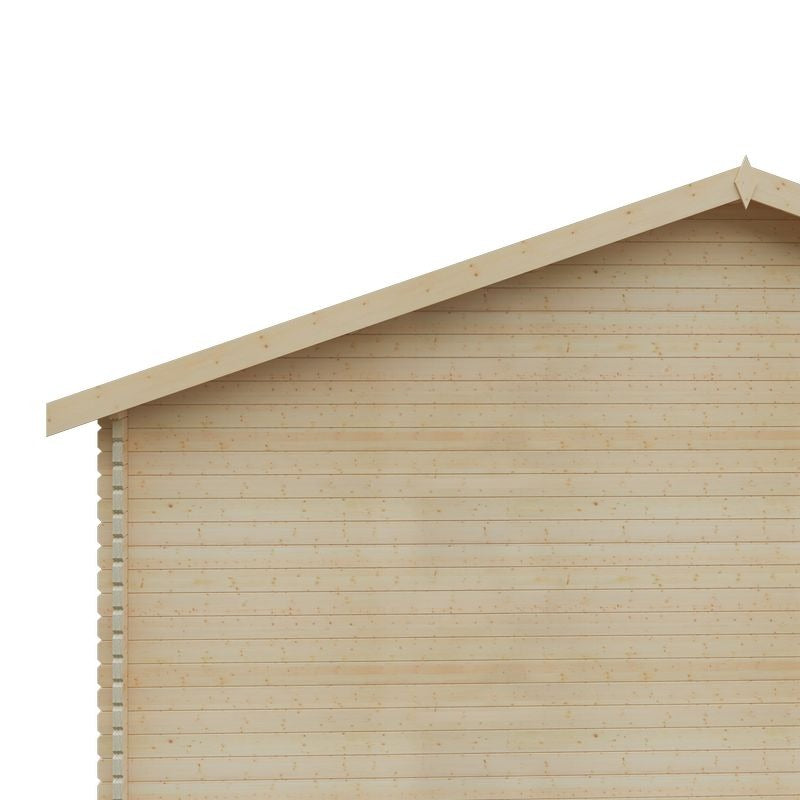 Redlands 4.2m x 3.6m St Annes Log Cabin | Sheds.co.uk