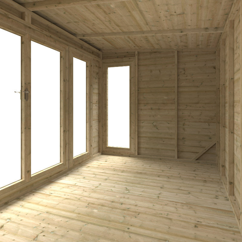 Redlands 12' x 8' Studio Summer House | Sheds.co.uk