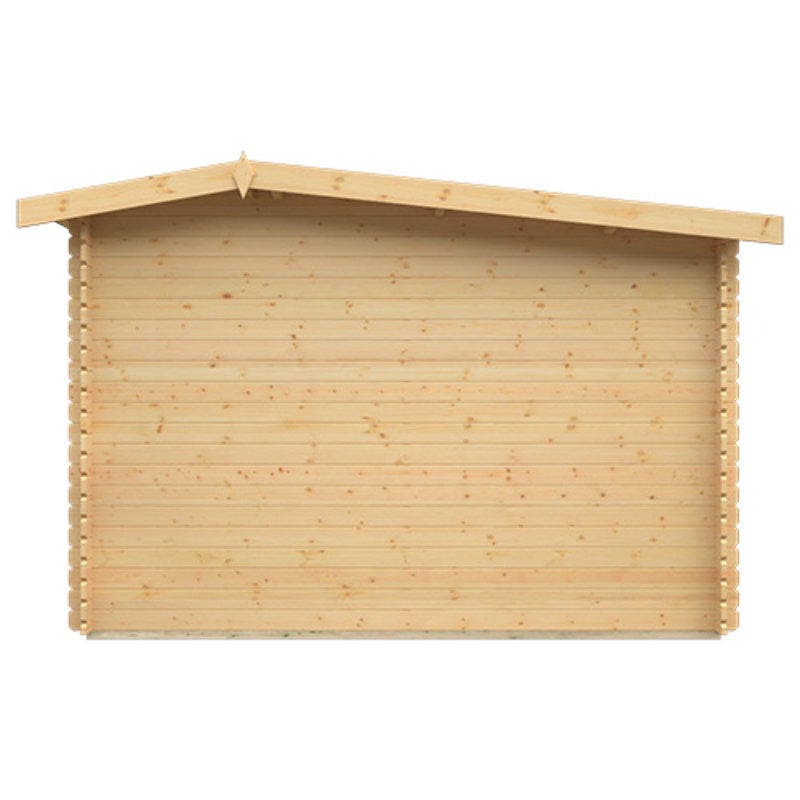 Redlands 3.6m x 3m Merion Log Cabin - 28mm | Sheds.co.uk