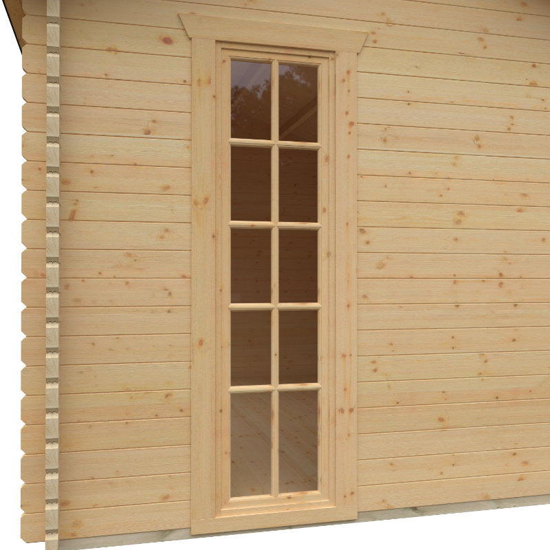 Redlands 4.2m x 4.2m St George Log Cabin | Sheds.co.uk