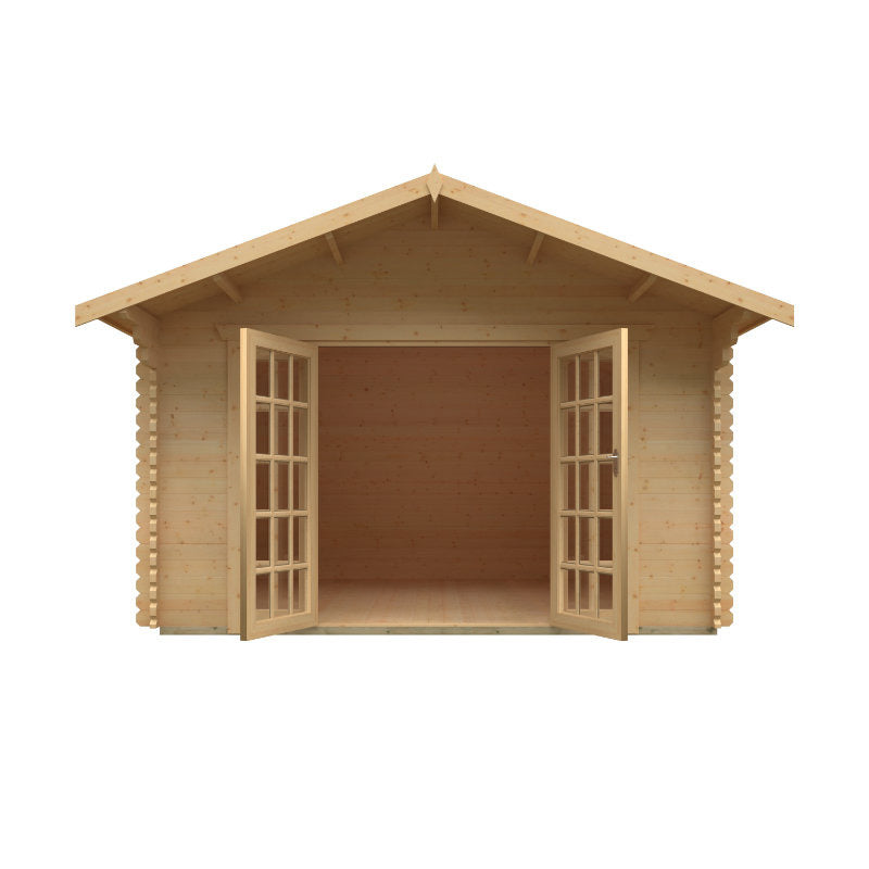 Redlands 4.2m x 4.2m St George Log Cabin | Sheds.co.uk
