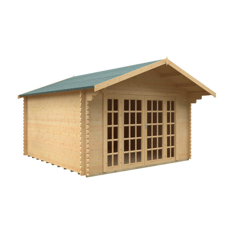 Redlands 4.2m x 4.2m St George Log Cabin | Sheds.co.uk