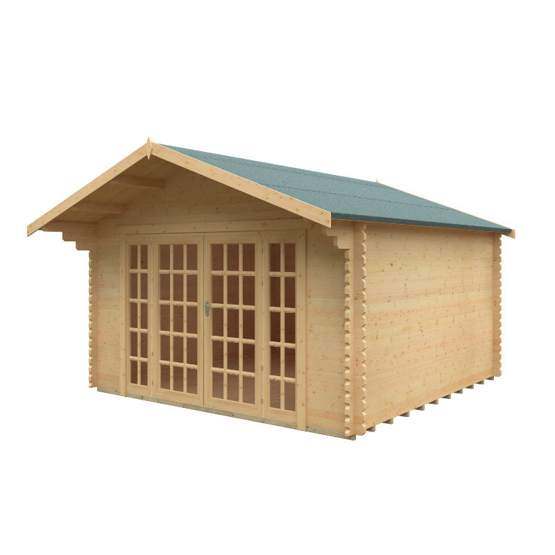 Redlands 4.2m x 4.2m St George Log Cabin | Sheds.co.uk