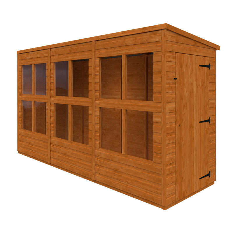 Redlands 4' x 12' Skylark Summer House | Sheds.co.uk