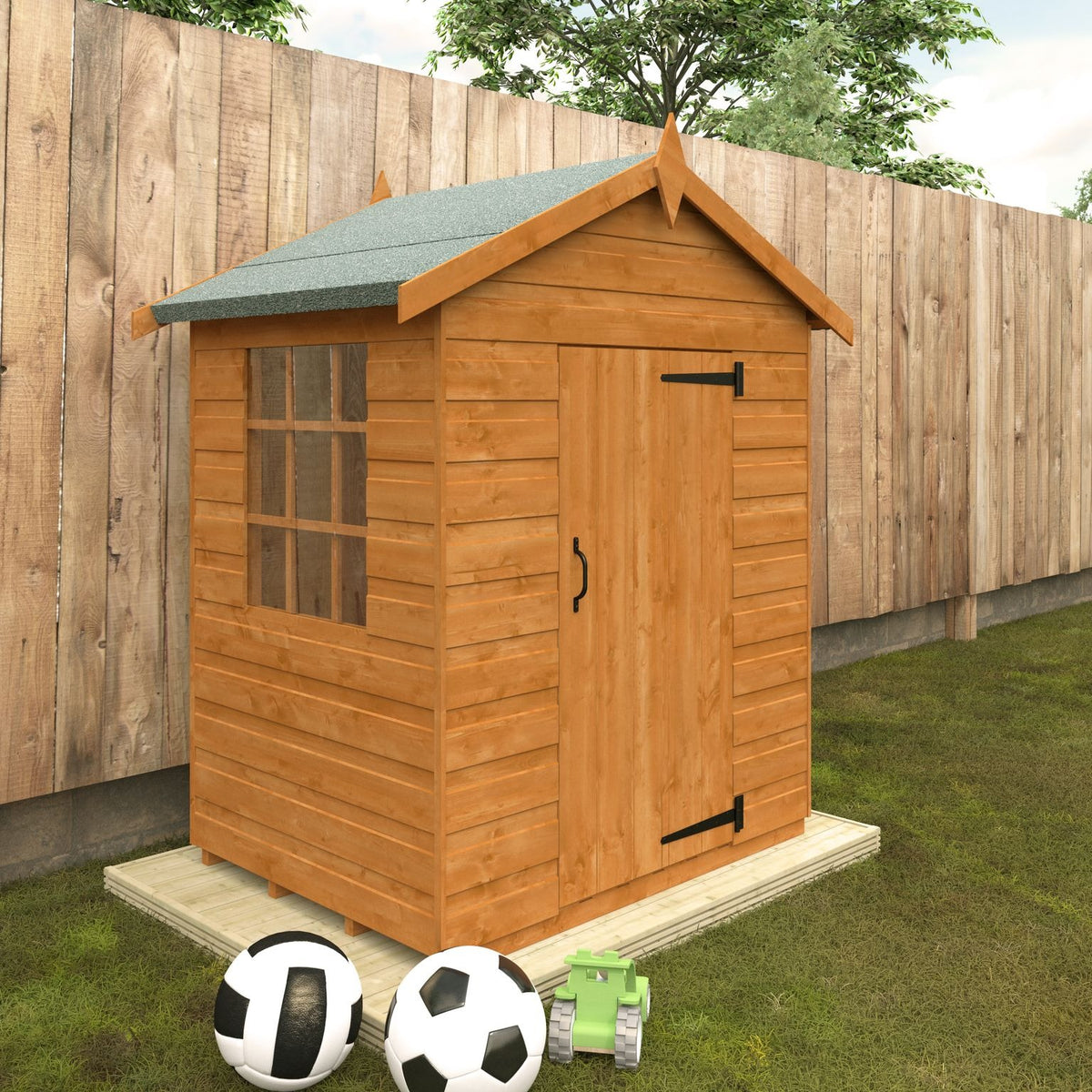 Redlands 4' x 3' Little Playden | Sheds.co.uk