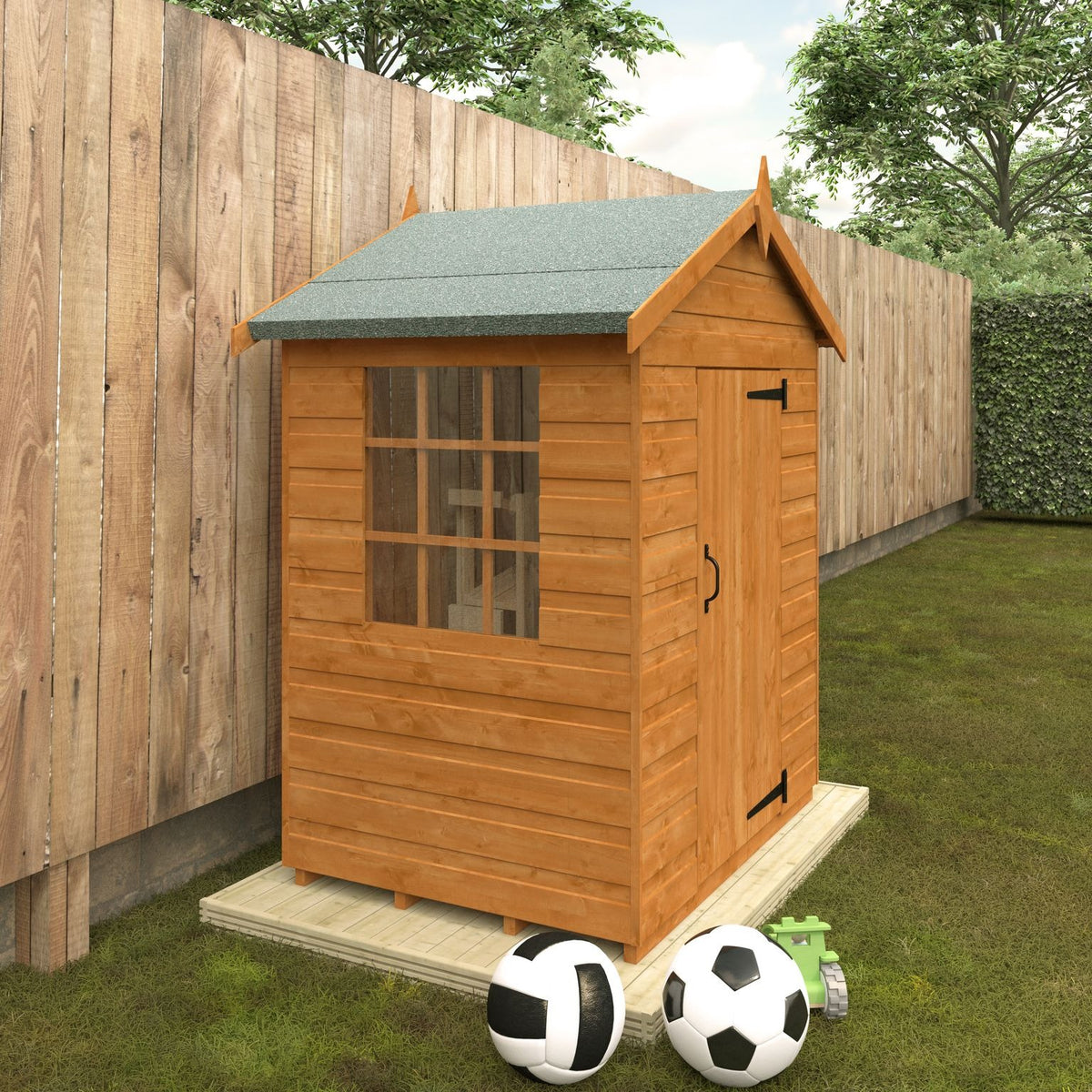 Redlands 4' x 3' Little Playden | Sheds.co.uk