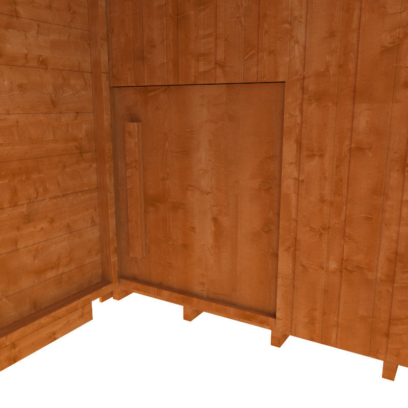 Redlands 4' x 4' Shiplap Pet House With 4' Run | Sheds.co.uk