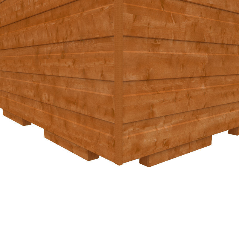 Redlands 4' x 4' Shiplap Pet House With 4' Run | Sheds.co.uk