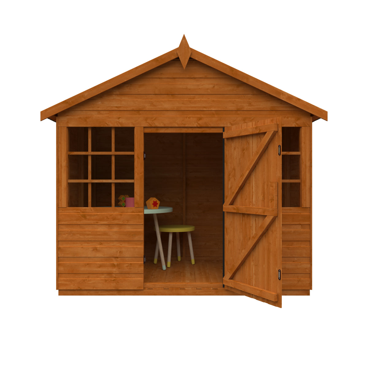 Redlands 4' x 6' Funhouse Playhouse | Sheds.co.uk