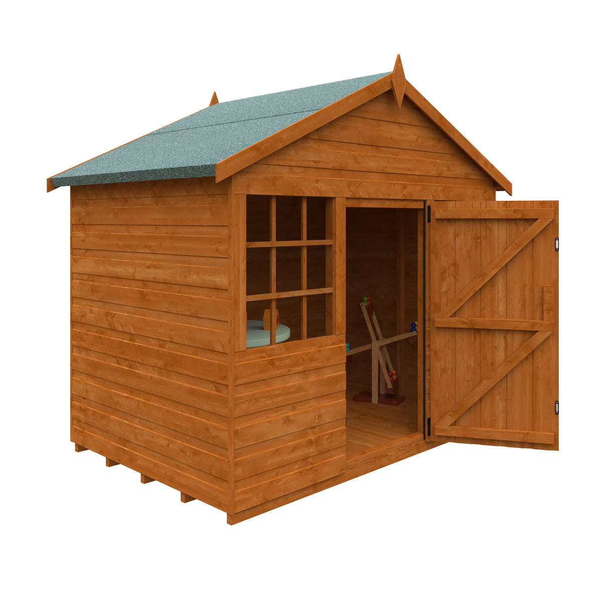 Redlands 4' x 6' Funhouse Playhouse | Sheds.co.uk
