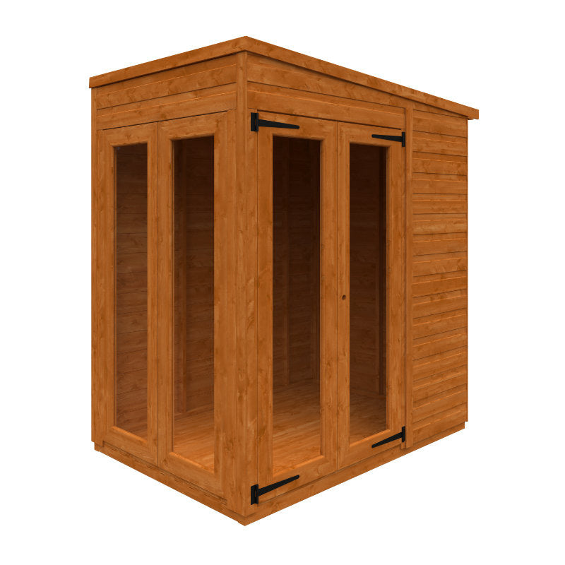Redlands 4' x 6' Magpie Summer House | Sheds.co.uk