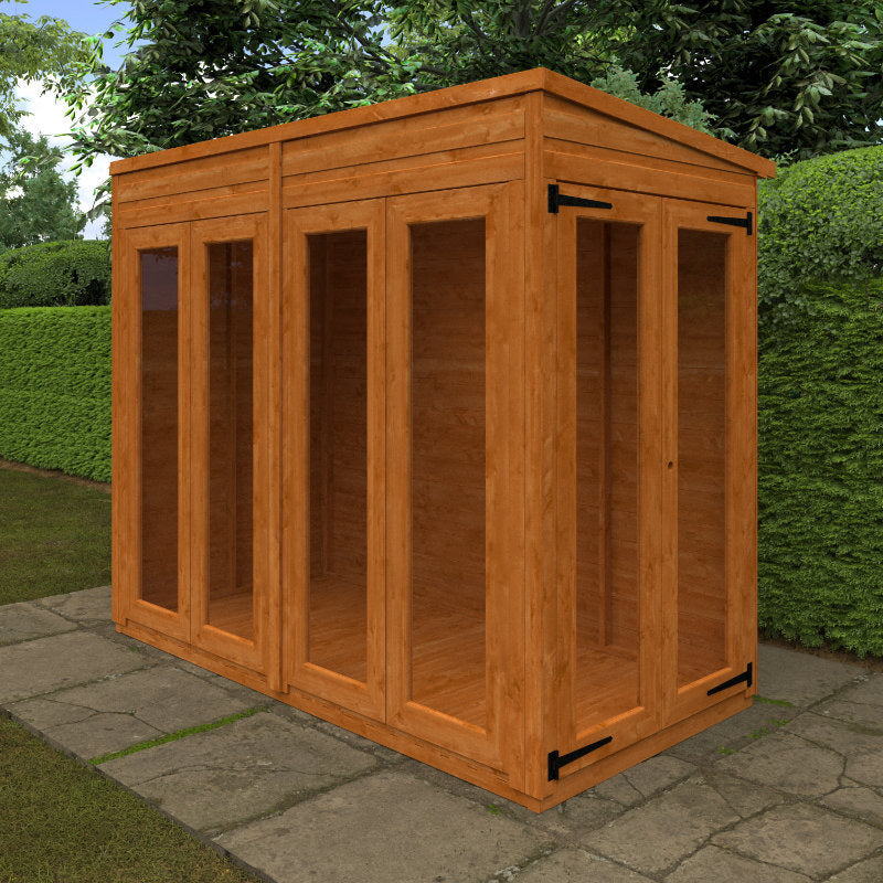 Redlands 4' x 8' Magpie Summer House | Sheds.co.uk