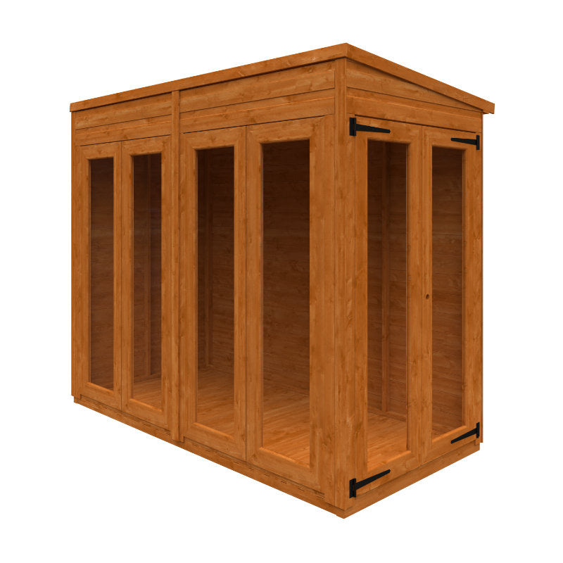 Redlands 4' x 8' Magpie Summer House | Sheds.co.uk