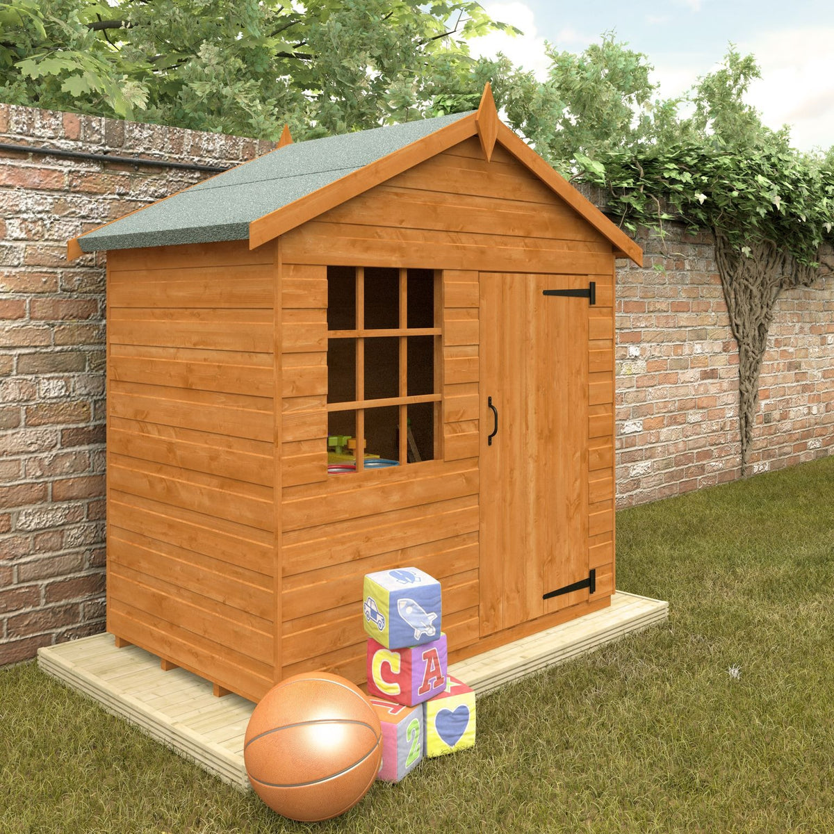 Redlands 5' x 3' Little Hideout Playhouse | Sheds.co.uk