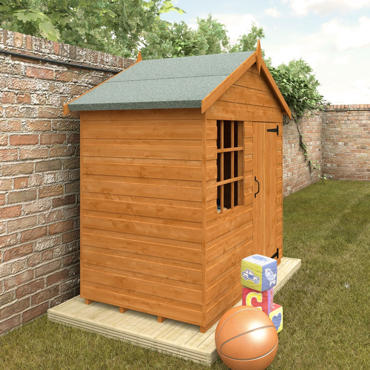 Redlands 5' x 3' Little Hideout Playhouse | Sheds.co.uk