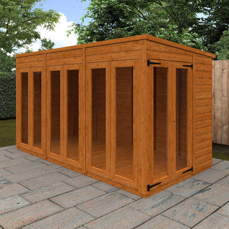 Redlands 6' x 12' Magpie Summer House | Sheds.co.uk