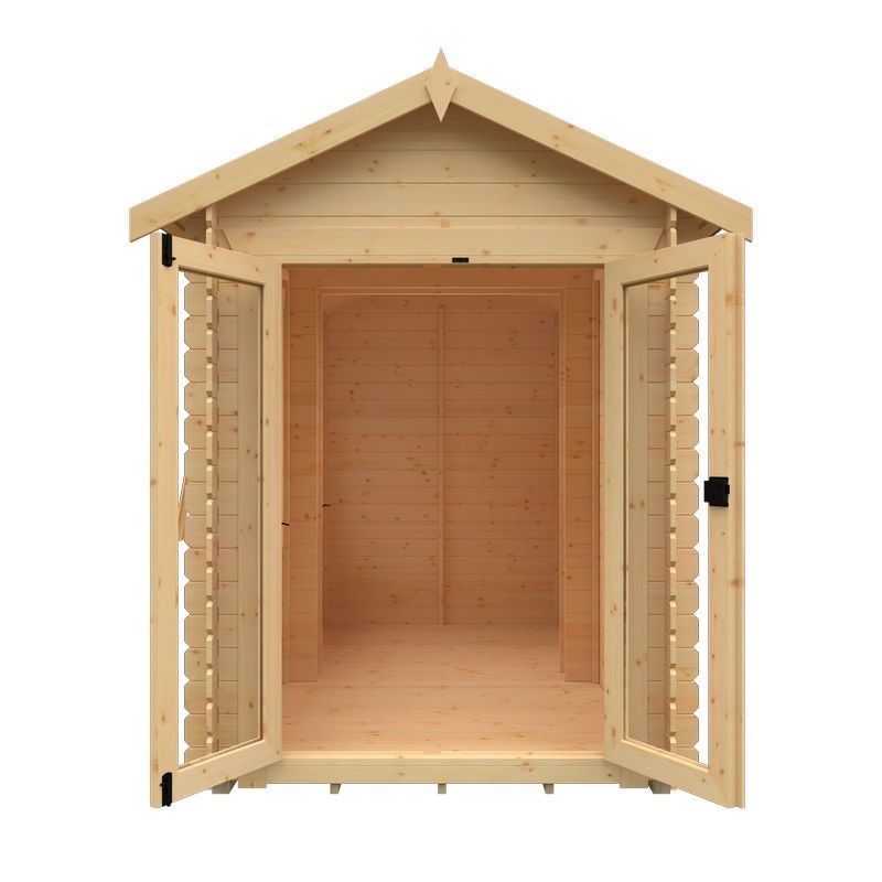 Redlands 6' x 12' Pebble Log Cabin | Sheds.co.uk