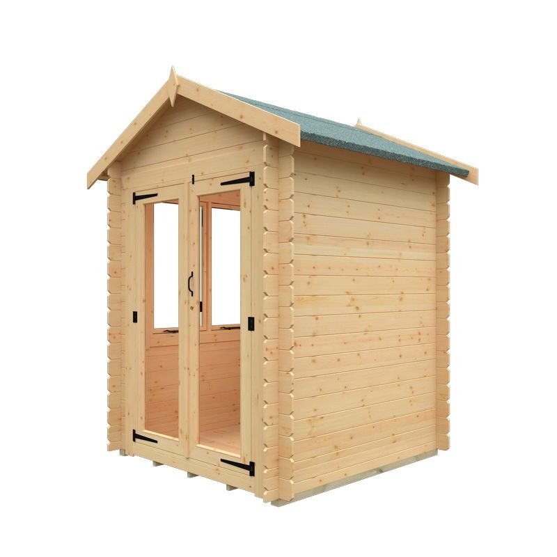 Redlands 6' x 6' Pebble Log Cabin | Sheds.co.uk