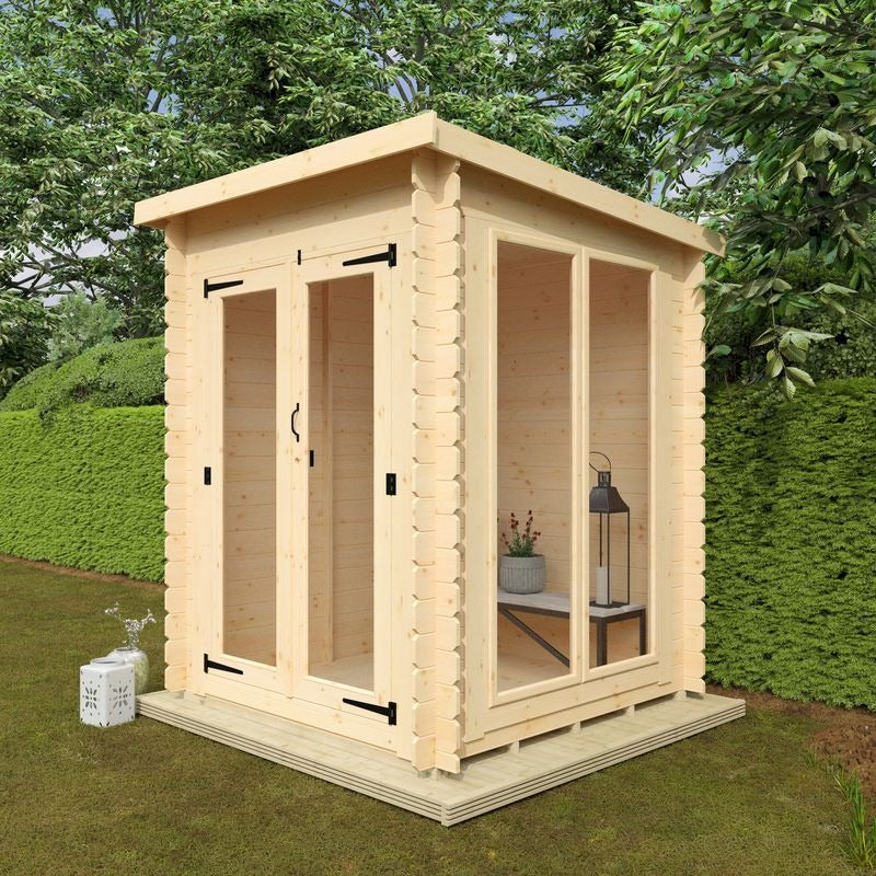 Redlands 6' x 6' Portrush Log Cabin | Sheds.co.uk