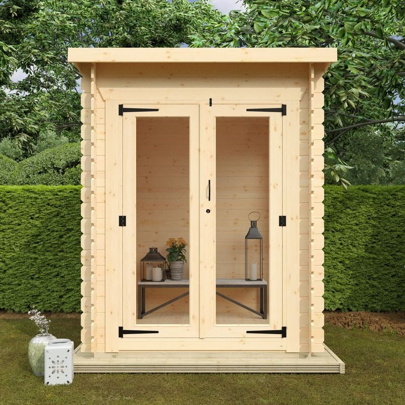Redlands 6' x 6' Portrush Log Cabin | Sheds.co.uk