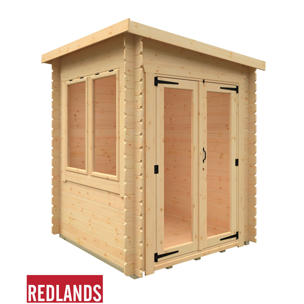 Redlands 6' x 6' Taddy Log Cabin | Sheds.co.uk