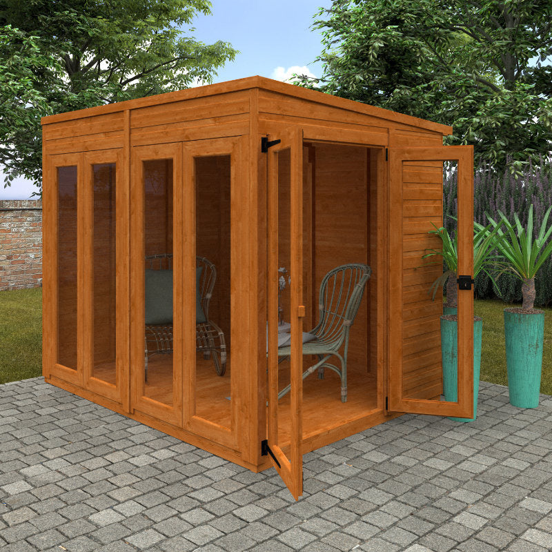 Redlands 6' x 8' Magpie Summer House | Sheds.co.uk